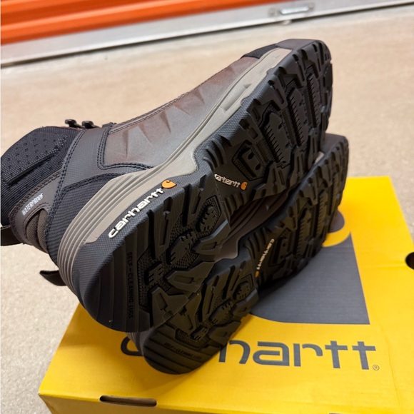 NWB Carhartt 6 Force Men\'s Waterproof Brown Work Boots Size 10.5 main image 5